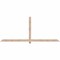 Ekena Millwork Eugene Smooth Timber Gable Bracket, Douglas Fir, 96"W x 40"H x 1 1/2"D x 3 1/2"F, 10/12 Pitch GBW096X40X0204EUG00SDF - alternate 1